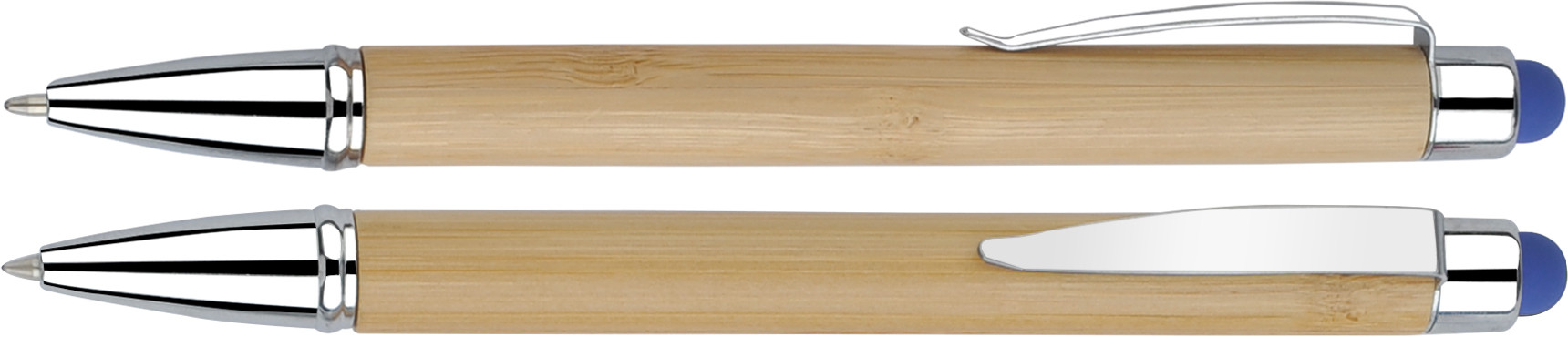 Gravírozott Bambusz golyóstoll érintőképernyős vezérléssel - Blustery – galéria